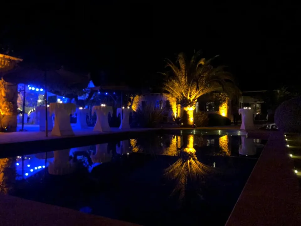 Lighting installation by The Balearic Lighthouse