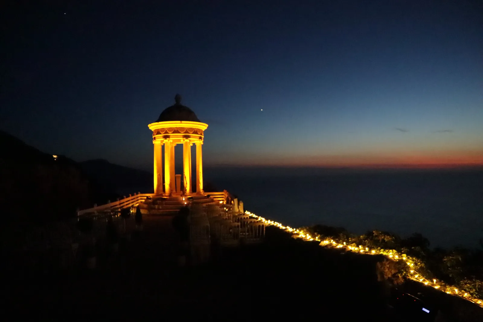 Lighting installation by The Balearic Lighthouse
