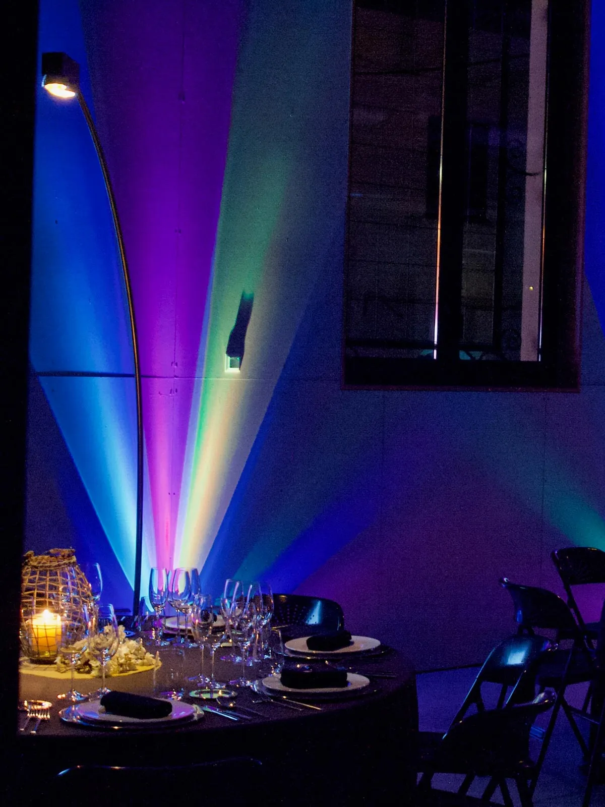 Lighting installation by The Balearic Lighthouse