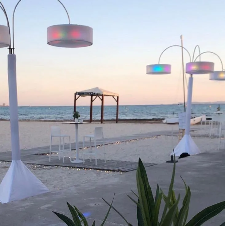 Lighting installation by The Balearic Lighthouse