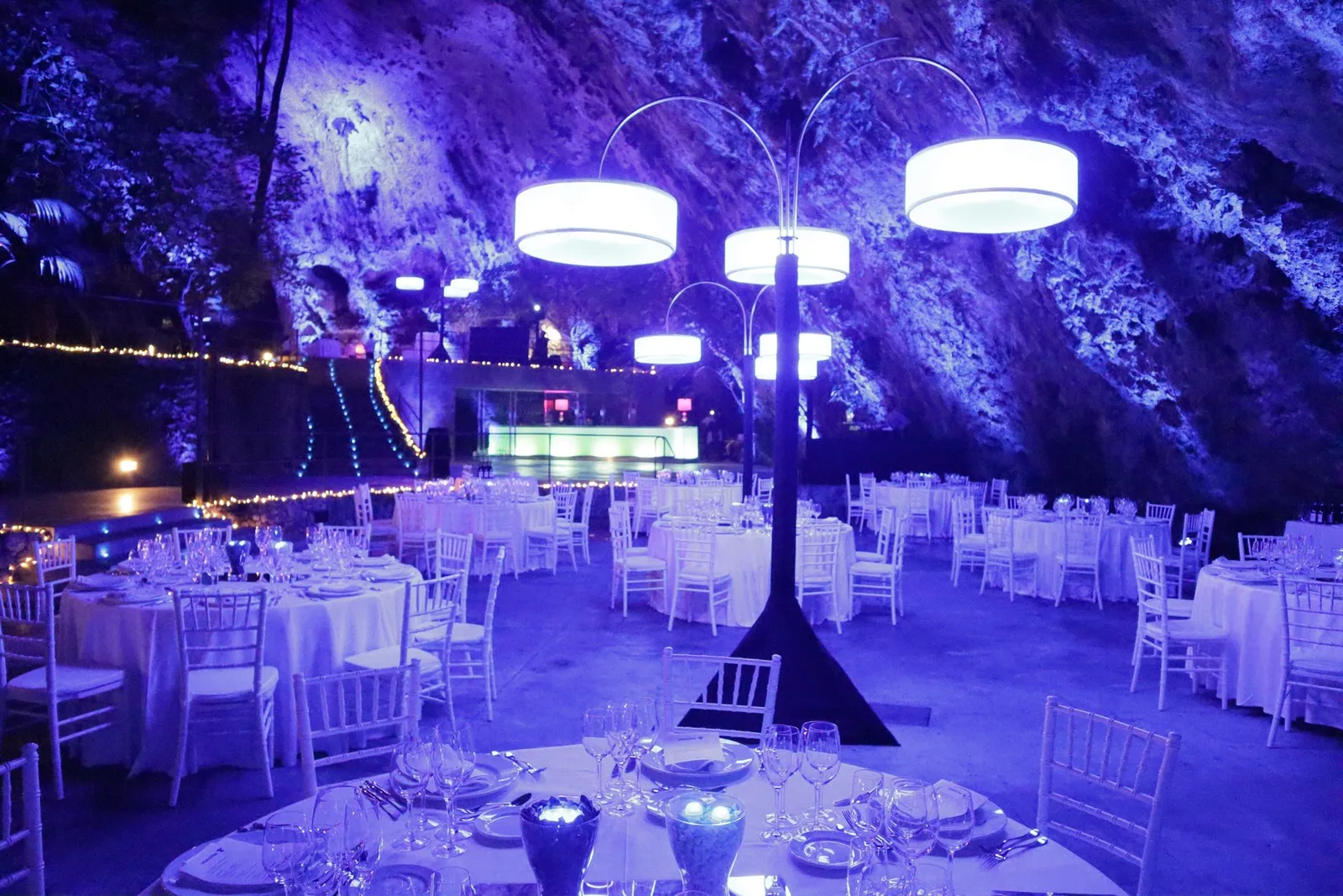Lighting installation by The Balearic Lighthouse