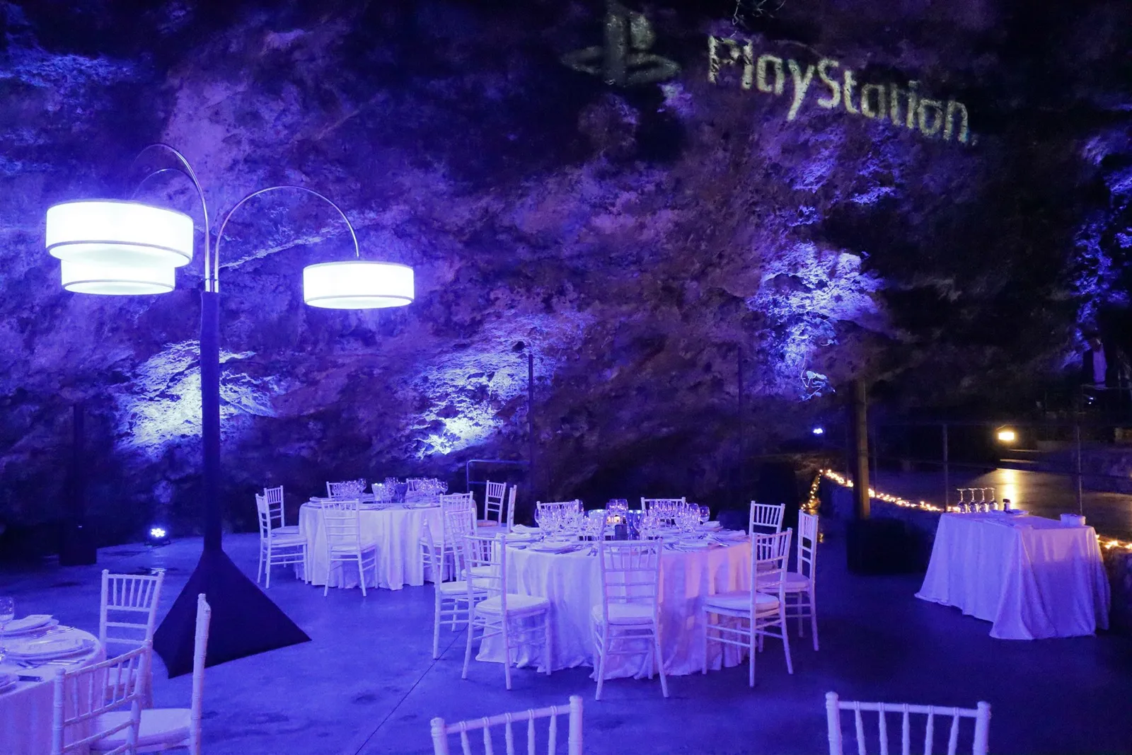 Lighting installation by The Balearic Lighthouse