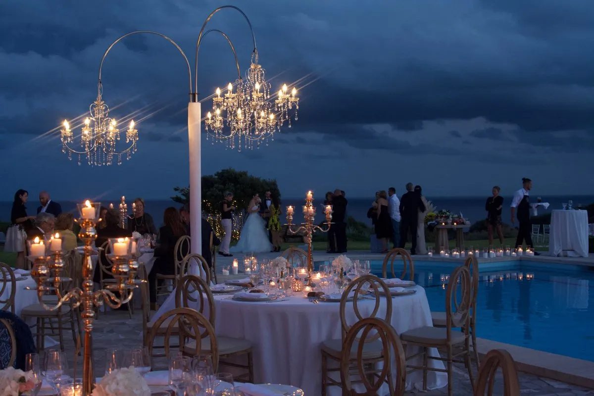 Wedding lit by The Balearic Lighthouse