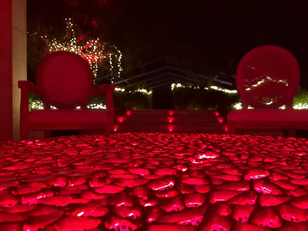 Lighting installation by The Balearic Lighthouse